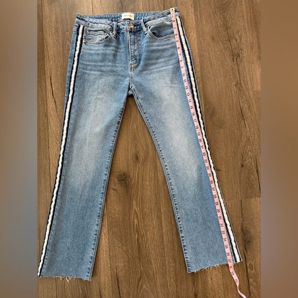 Driftwood Kelly Side Stripe Jeans Size 29 - Picture 3 of 10